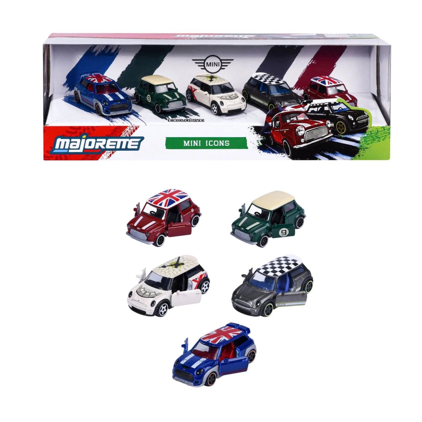 Set 5 Mașinuțe Metalice Majorette Mini Icons 1:64 - Simba - Default Title (2) [ps:c86c9231-f622-4f9e-966a-a6777ecc026f]
