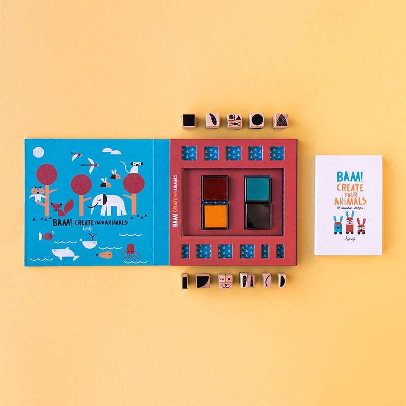 Joc creativ stampile Animale, Londji - Imagine 2 [ps:8d4fe693-762d-4703-9b02-4e51bbd5b861]
