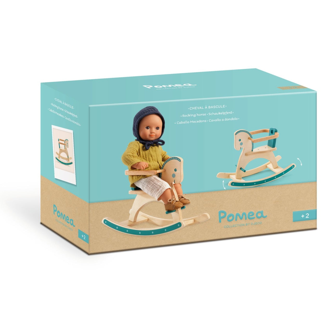 Colectia Pomea, Calut balansoar pentru papusi, Djeco - Imagine 4 [ps:ef4fa8e0-4954-461b-931a-b1b259fe6f7a]