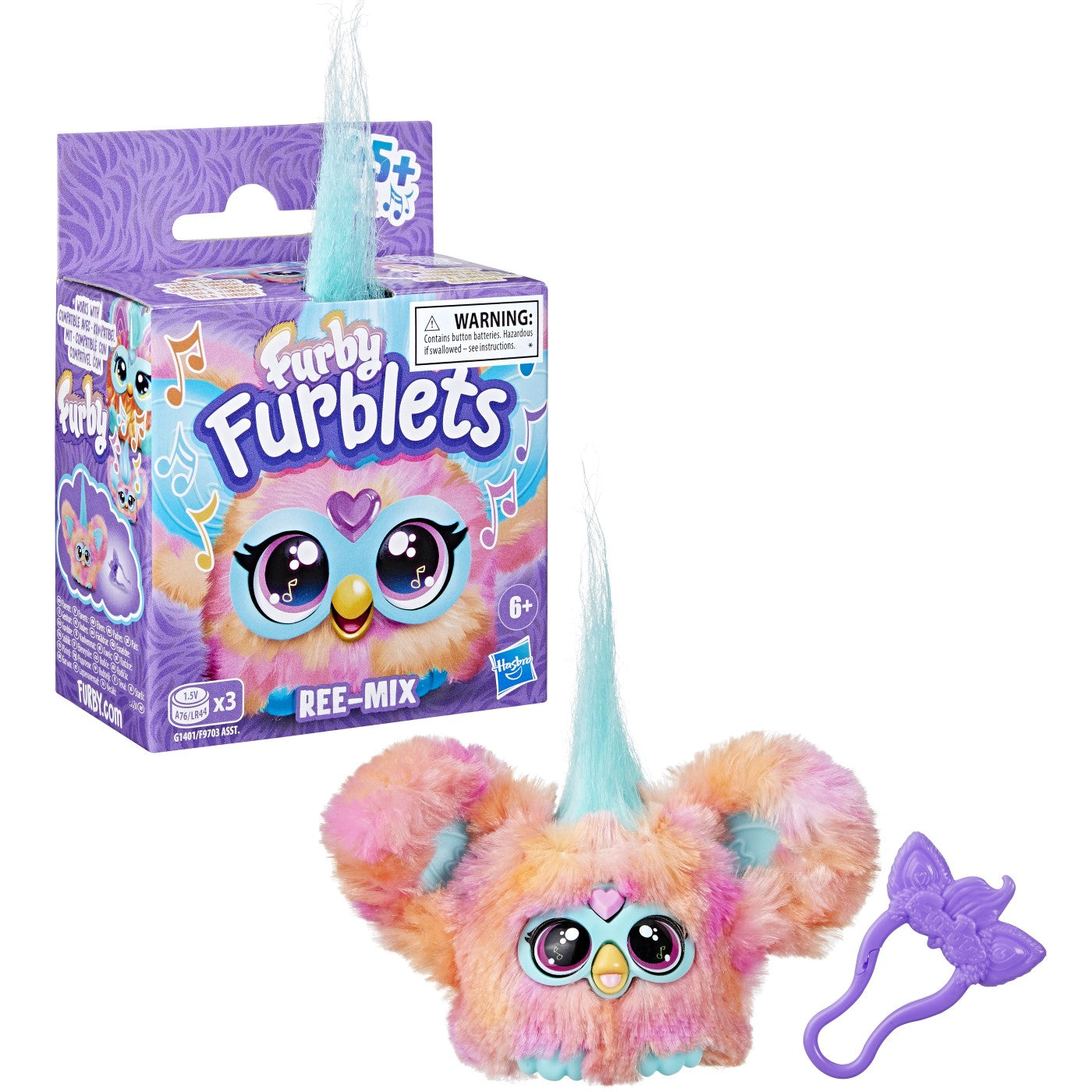 FURBY FURBLETS JUCARIE INTERACTIVA HIP-BOP Hasbro - REE-MIX (2) [ps:d5d03360-a087-4159-b5c9-267047b3ffe9]