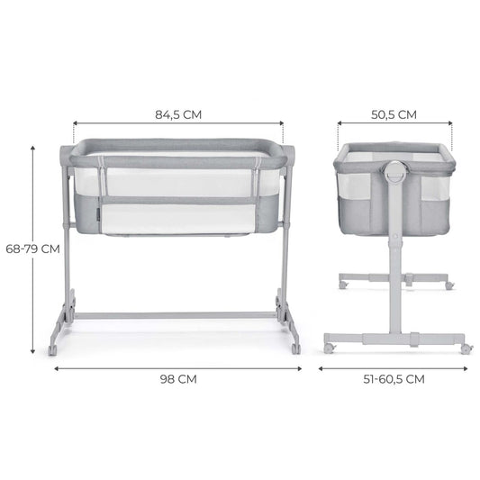 PATUT CO-SLEEPER KINDERKRAFT NESTE UP, FULL LIGHT GREY - Imagine 3 [ps:d0269cb8-ea30-4a99-9e88-dddd7335ce91]