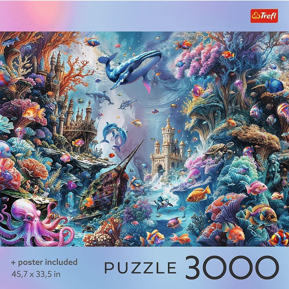 Puzzle Trefl Viața Subacvatică 3000 piese cu Poster - Default Title (2) [ps:36b4b82e-3236-4829-8dad-d22e0ab4c9cc]