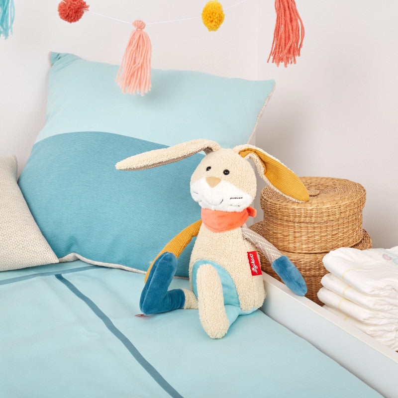 Iepurasul de plus Patchwork Sweety Yellow, Sigikid [ps:b95313f9-023c-40b4-84d4-ca514ff580ff]