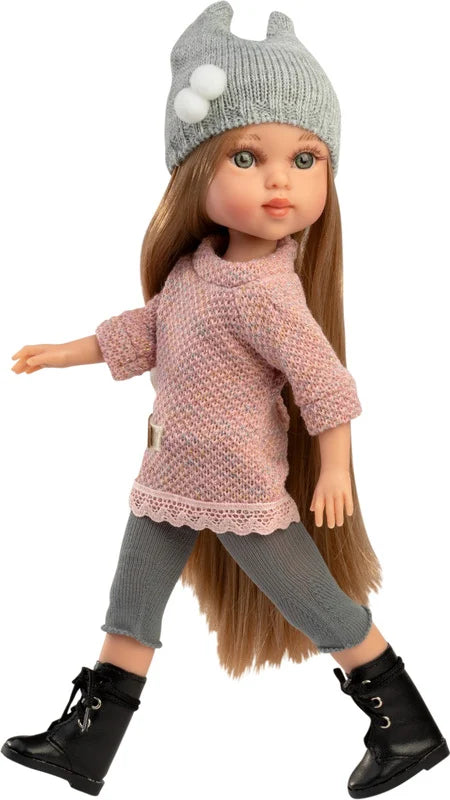 Papusa fashion, Penelope Vienna, 33 cm, par blond si ochi verzi, corp din vinil, cu outfit complet - Imagine 2 [ps:de8f404f-5bb4-48ac-b694-9d6a84f1f237]