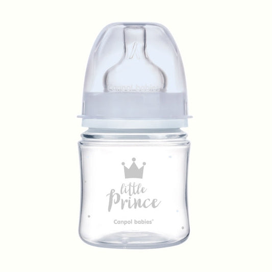 Canpol Babies Biberon Anticolici Cu Gat Larg 120ml Pp - Roz [ps:1ae53854-70ff-4615-a2ef-918d09c4764a]