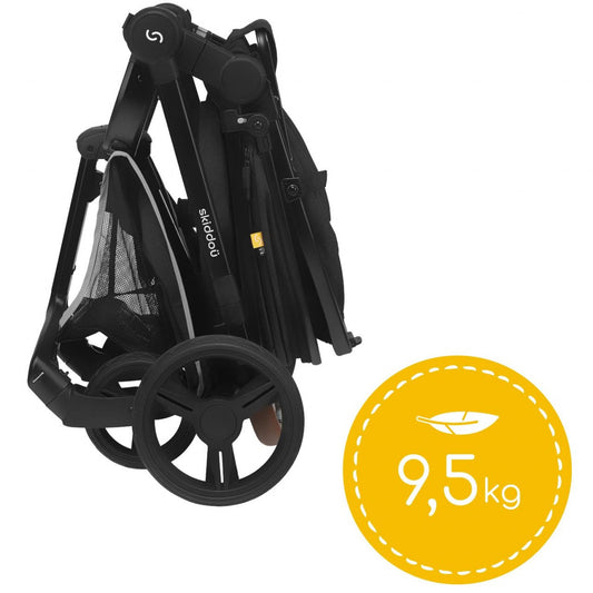 Carucior transformabil 2 in 1 Skiddou Nasjo Normandic - Gri