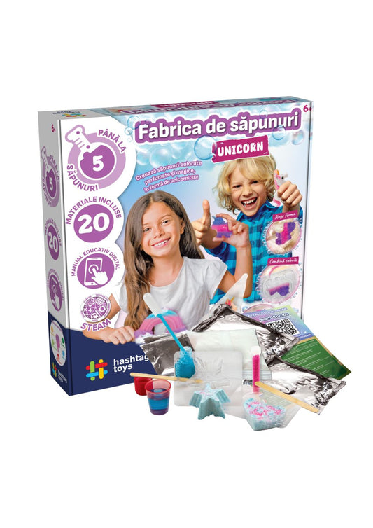 SET FABRICA DE SAPUN UNICORN VIVA TOYS - Imagine 6 [ps:8d9b1242-b365-4144-81f8-57fcc77dc944]