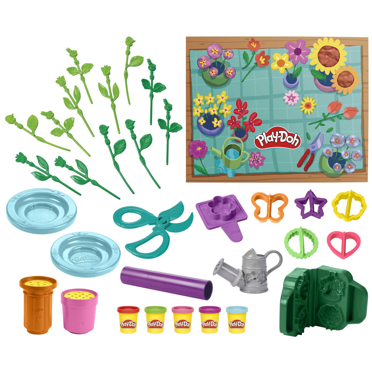 Play-Doh Set Creații Flori Hasbro - Jucărie de Modelaj - Default Title (2) [ps:abfc9bac-949e-4934-8bd0-bb4b77cc1f5b]