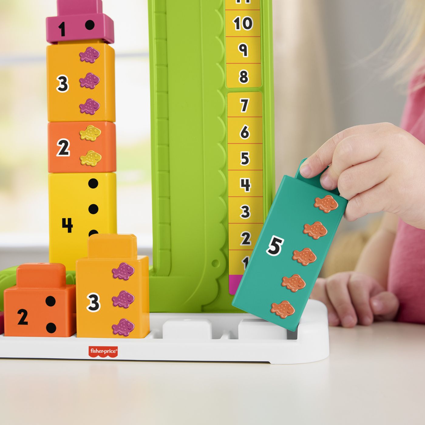 FISHER PRICE JUCARIE EDUCATIVA ALIGATOR STIVUIBILA Mattel - Imagine 9 [ps:afd2a21a-4d67-4b2c-89b7-f3255b0bedba]