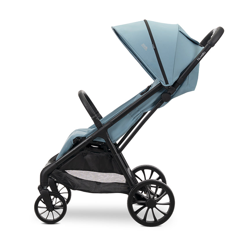 Carucior pentru copii, Nuvella, pliere cu o mana, spatar reglabil multipozitie, copertina extensibila, 0-48 luni, pana la 22 kg [ps:6f7d75a6-0b0b-4788-bfdb-3d224d6a4979]