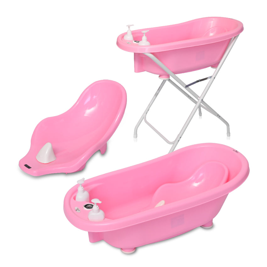 Set Cada Bebe Lorelli 88 cm cu Termometru și Reductor - Pink (2) [ps:e15c9018-88eb-413a-ae0d-db4324928cd7]