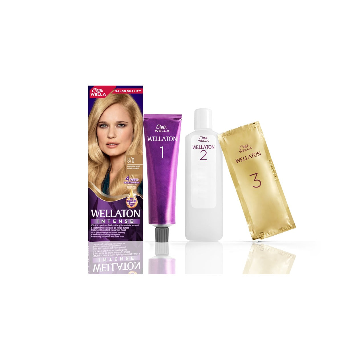 WELLATON Intense, vopsea de par, nuanta blond deschis, nr 8/0 - 2 [ps:036ae68b-0dc0-47cb-a016-9506209863f9]