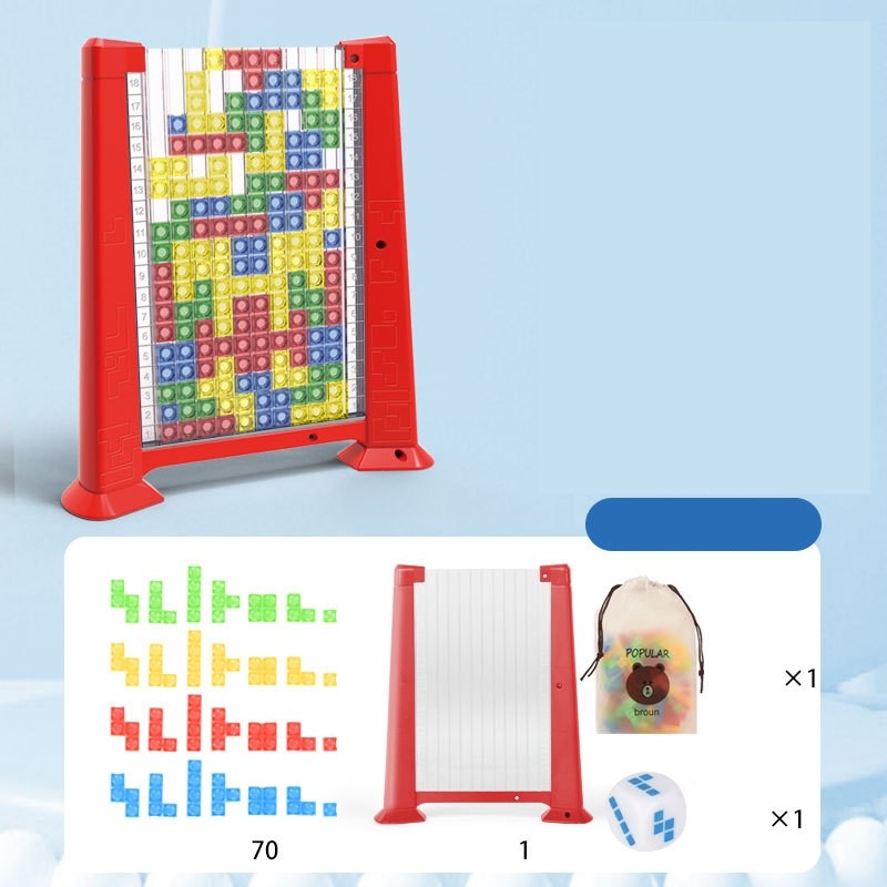 Joc Inteligență Tetris Tangram Flippy, 70 Piese, Montessori - Default Title (2) [ps:164aa584-5e00-4e83-9ec7-980df94ef618]