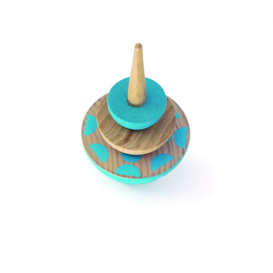 Titirez din lemn Geom albastru, Svoora - Imagine 2