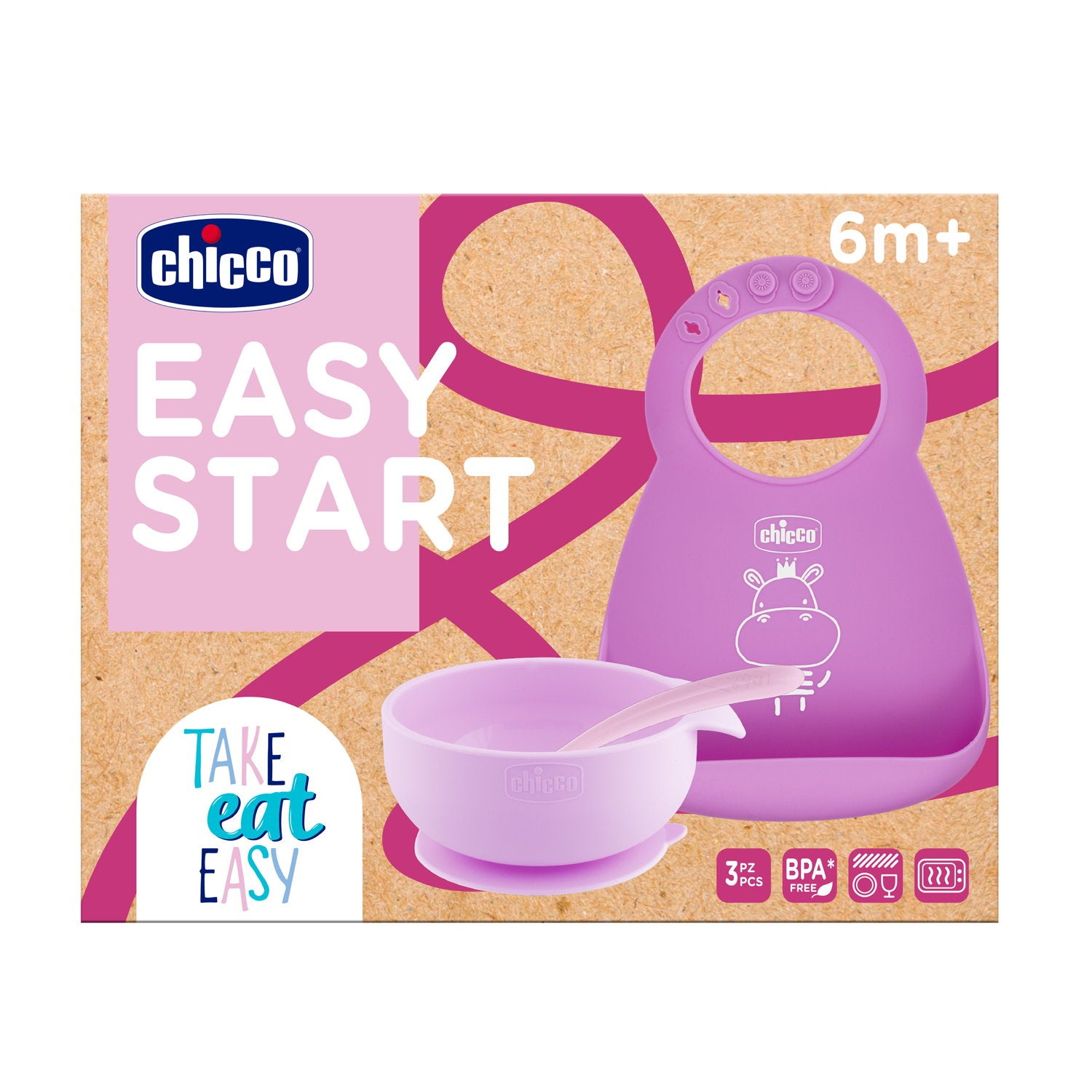 Set diversificare copii Chicco Easy Start, roz, 6luni+ - Roz (2) [ps:46fe3b66-dc6a-4e2e-905f-f62fd2defca0]