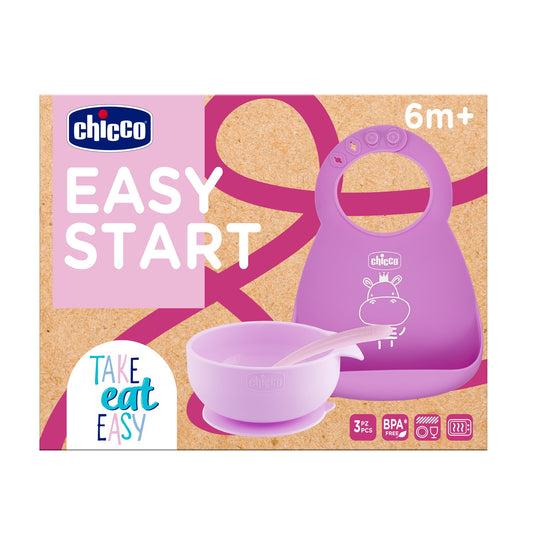 Set diversificare copii Chicco Easy Start, roz, 6luni+ - Roz (2) [ps:46fe3b66-dc6a-4e2e-905f-f62fd2defca0]