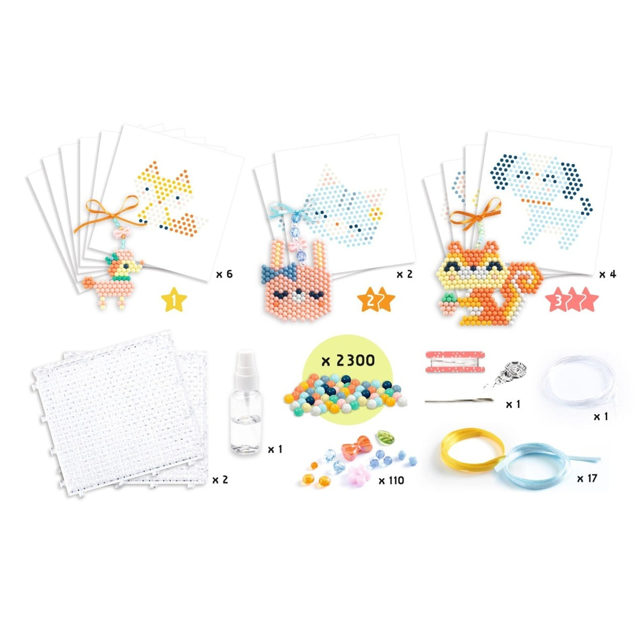 Atelier creativ cu margele Animalute norocoase, Djeco - Imagine 5 [ps:b01f4e7b-d121-420c-a211-019717444c53]