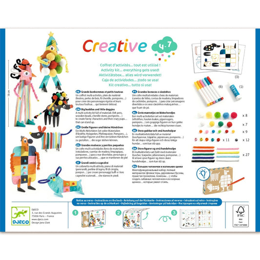 Set Creativ 3 Prieteni și Companionii lor, Djeco - Default Title (2) [ps:6747484a-557c-4131-8e2a-e6863b3377d7]