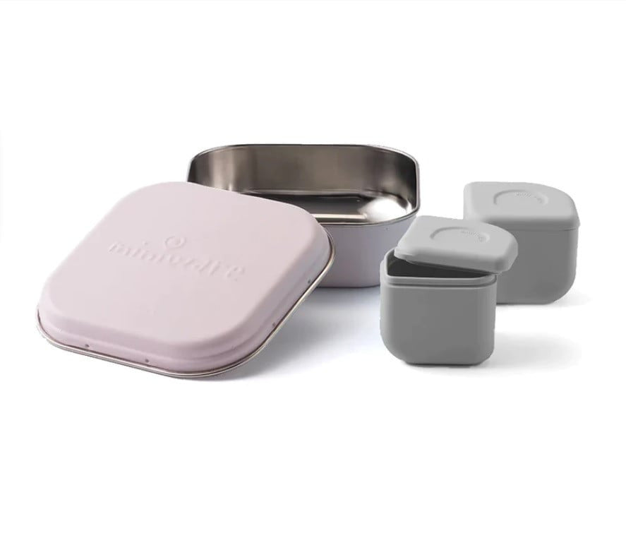 Set cutie cu 2 silipods pentru mancare bebelusi Miniware - Imagine 2