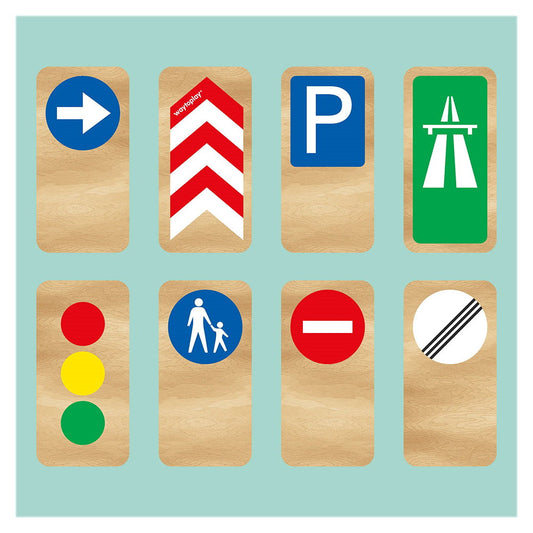 Semne de Circulație din Lemn Waytoplay, 8 piese - Default Title (2) [ps:3598e461-14bb-46af-af8f-01bcb7824ce0]