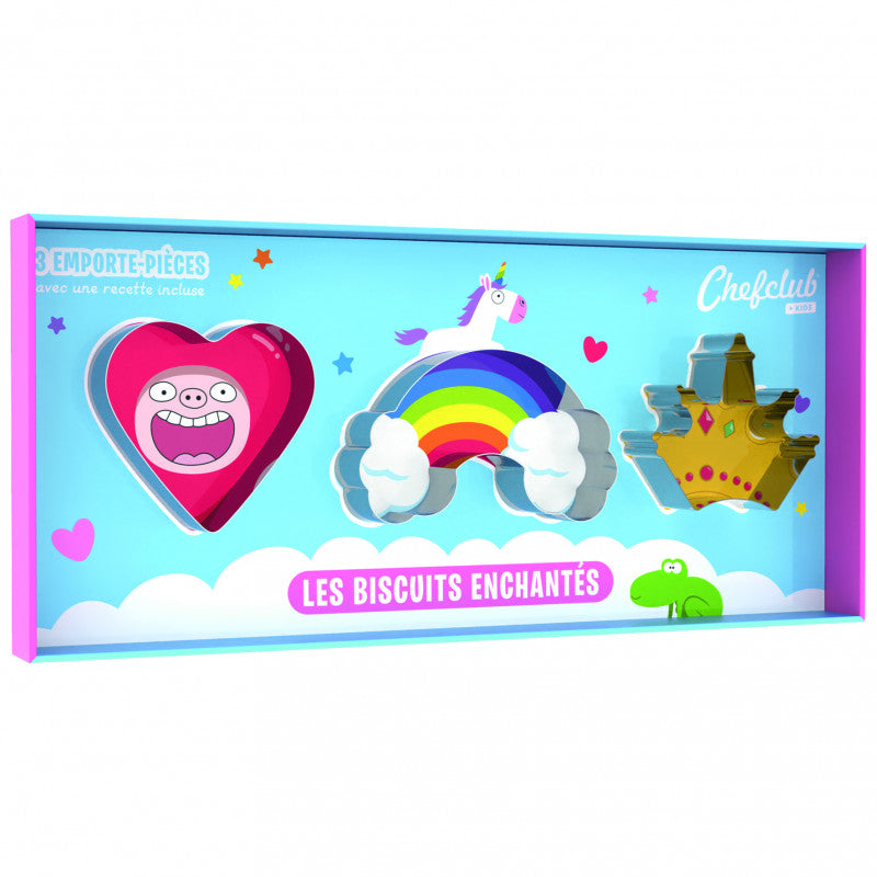 Set de forme pentru Biscuiti Fermecati, Chefclub kids [ps:7d90aaa5-0a33-4978-b6fb-ac5363f9ca3e]
