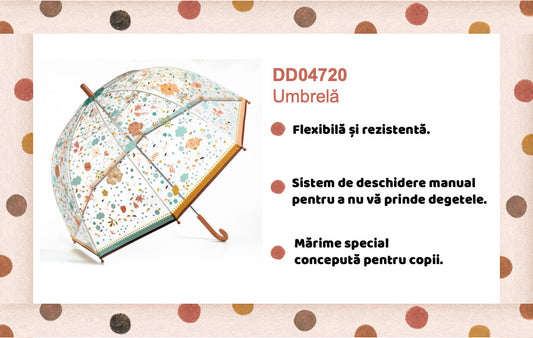Umbrela pentru adulti Flori colorate, Djeco - Imagine 2 [ps:b5b293d4-2fc4-4c24-bec1-665c586663b5]