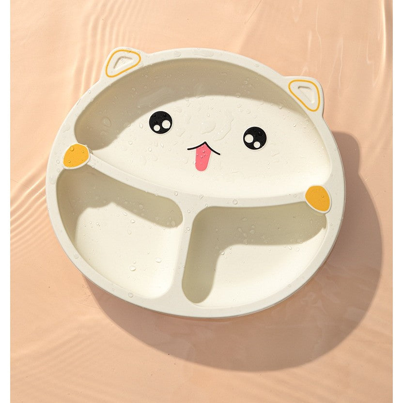 Set Hranire Bebelusi Flippy, Silicon, Model Pisicuta, Bej - Bej (2) [ps:eadcb226-d7e4-4811-aaa4-cff7fd8a80e5]