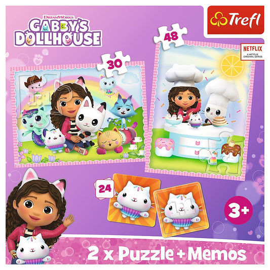 PUZZLE TREFL 2IN1 MEMO GABBYS DOLLHOUSE GABI SI PRIETENII EI - Imagine 5 [ps:86435085-2ca8-4c49-b63b-f5237d35b84e]