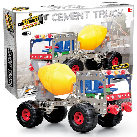 Kit STEM Betoniera, nivel intermediar Construct It - Imagine 3 [ps:e857b4b4-82d6-4a1d-8d16-a0f4cc4fbcfd]