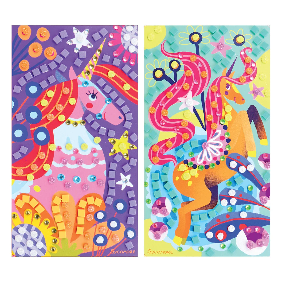 Set Creativ Mozaic Unicorni Sycomore - Jucărie Creativă - Default Title (2) [ps:99c8cdd1-bea4-40ef-8b86-43b26f61b0b2]