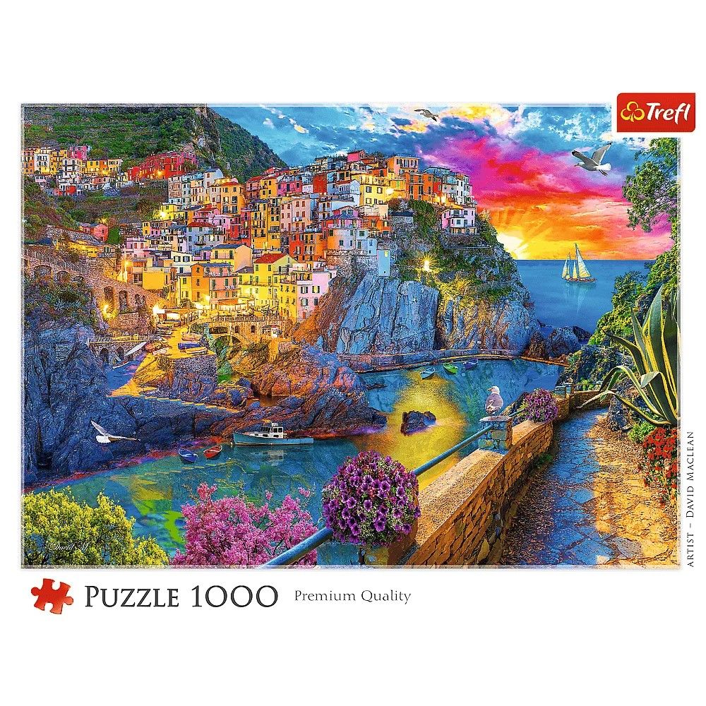 PUZZLE TREFL 1000 O PLIMBARE DE SEARA PRIN CINQUE TERRE - Imagine 3 [ps:95e77981-18a6-4aab-95d2-d632d346dd25]