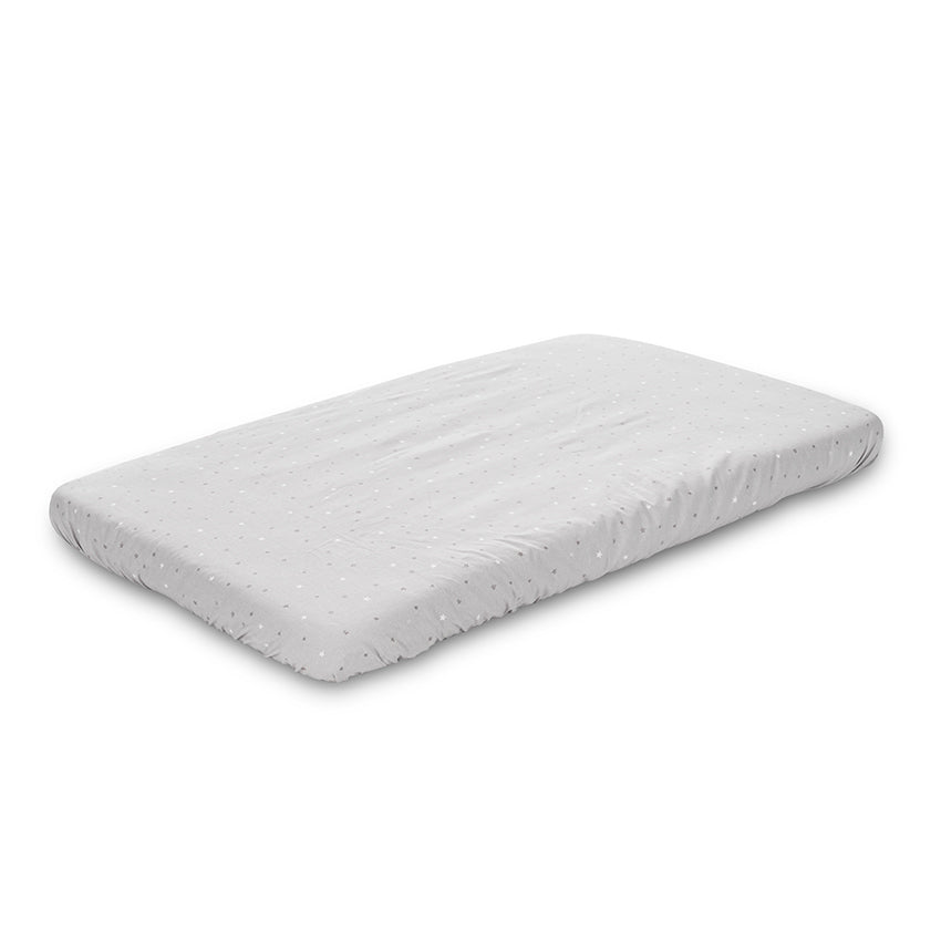 Cearceaf Patut Lorelli, 98x65 cm, Bumbac Ranforce, Rose Sky - Grey Sky (2) [ps:bb186f87-a348-4a55-8860-505de4789dbf]