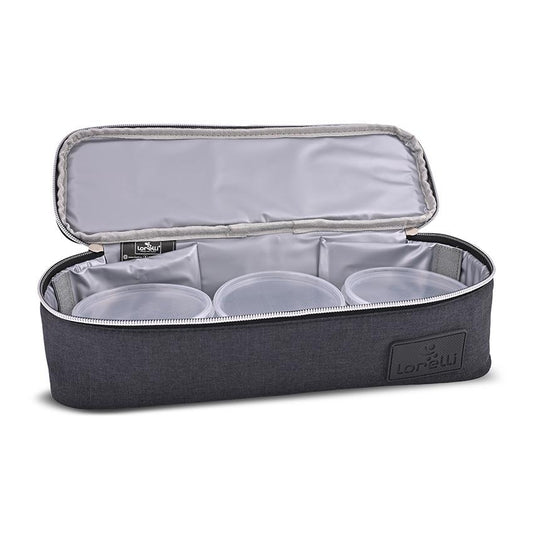 Geantă Termică Lorelli Avy, 3 Compartimente, Gri - Black (2) [ps:d22aad55-894f-483e-a419-b20eb407a000]