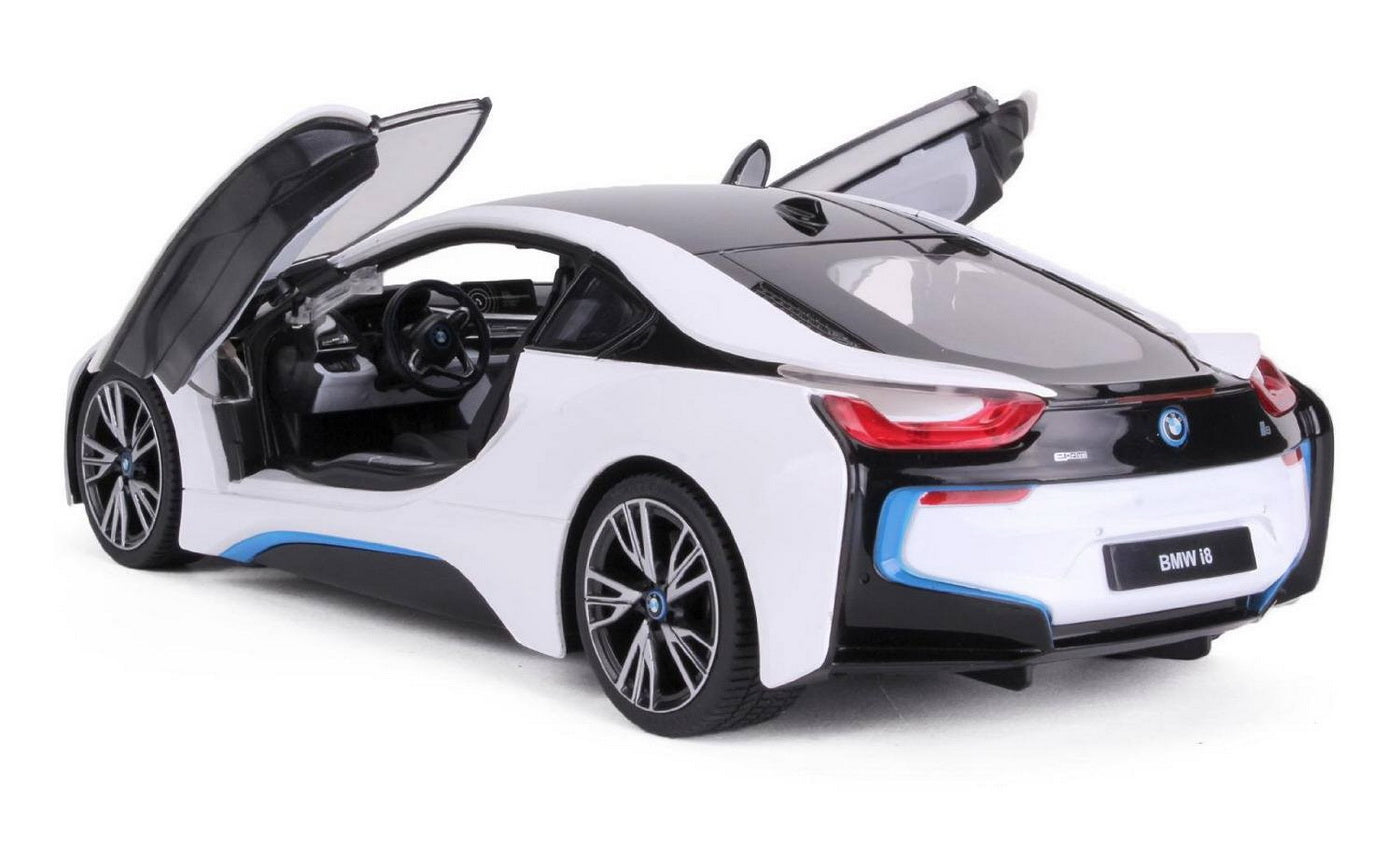 MASINA CU TELECOMANDA BMW i8 NEGRU CU SCARA 1 LA 18 Rastar - Alb (2) [ps:efcb3d64-6fee-4b55-ae0a-20054b29ae94]