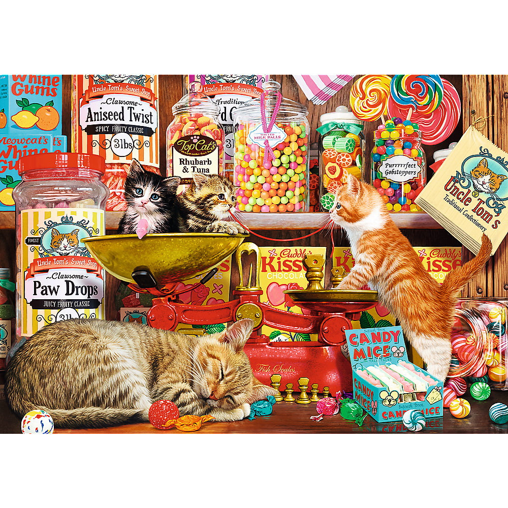 PUZZLE TREFL 1000 PISICI SI DULCIURI - Imagine 2 [ps:8385f0b8-6fda-461c-96c2-1c995f7aa9cb]