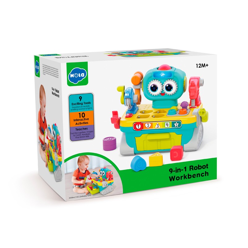 MASA DE LUCRU ROBOT 9 IN 1 Jucarii Bebe - Imagine 4 [ps:77ffe2dd-1c3c-4a96-aab1-4676375e0d06]
