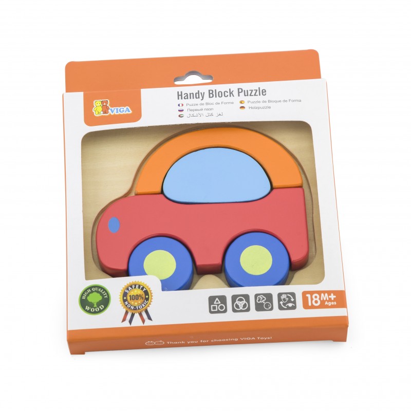 Puzzle din lemn - masina [ps:0dbb148f-a4f4-4bed-8a2b-989af29f298c]