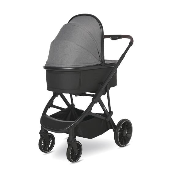 Cărucior Set 3 în 1 Lorelli Aria, Negru - Coșuleț Auto - Grey (2) [ps:8039e283-aa88-4548-947b-e9fd8c94cfb4]