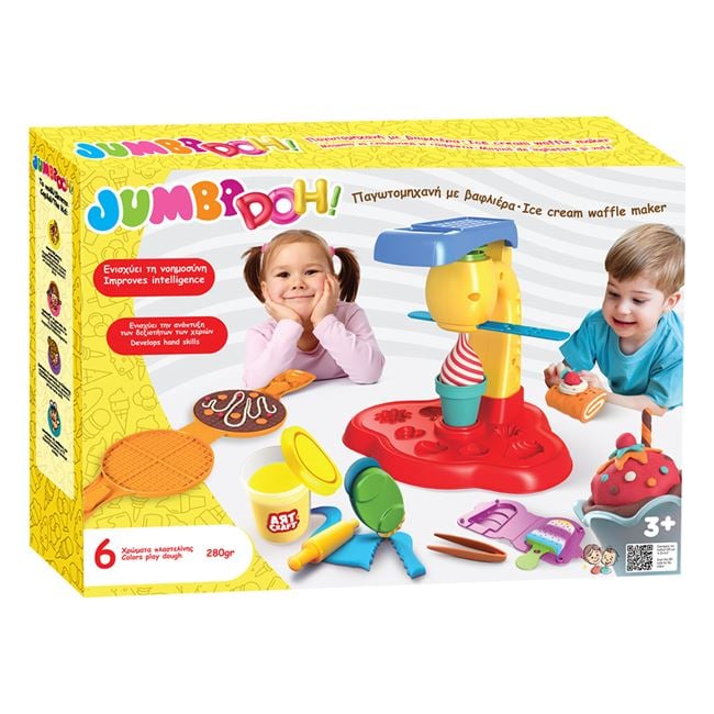 Set Plastilină DOH Vafe & Înghețată Jumbo - Jucărie - Default Title (2) [ps:f4330c06-06b6-45f9-8022-177e44f2fa1c]