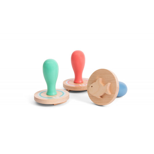Stampile din lemn pentru nisip, BS Toys [ps:2688d934-e58b-4a50-a0a9-98ffb4211f11]