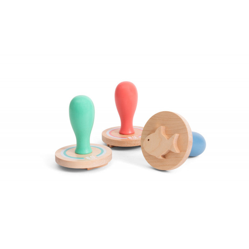Stampile din lemn pentru nisip, BS Toys [ps:2688d934-e58b-4a50-a0a9-98ffb4211f11]