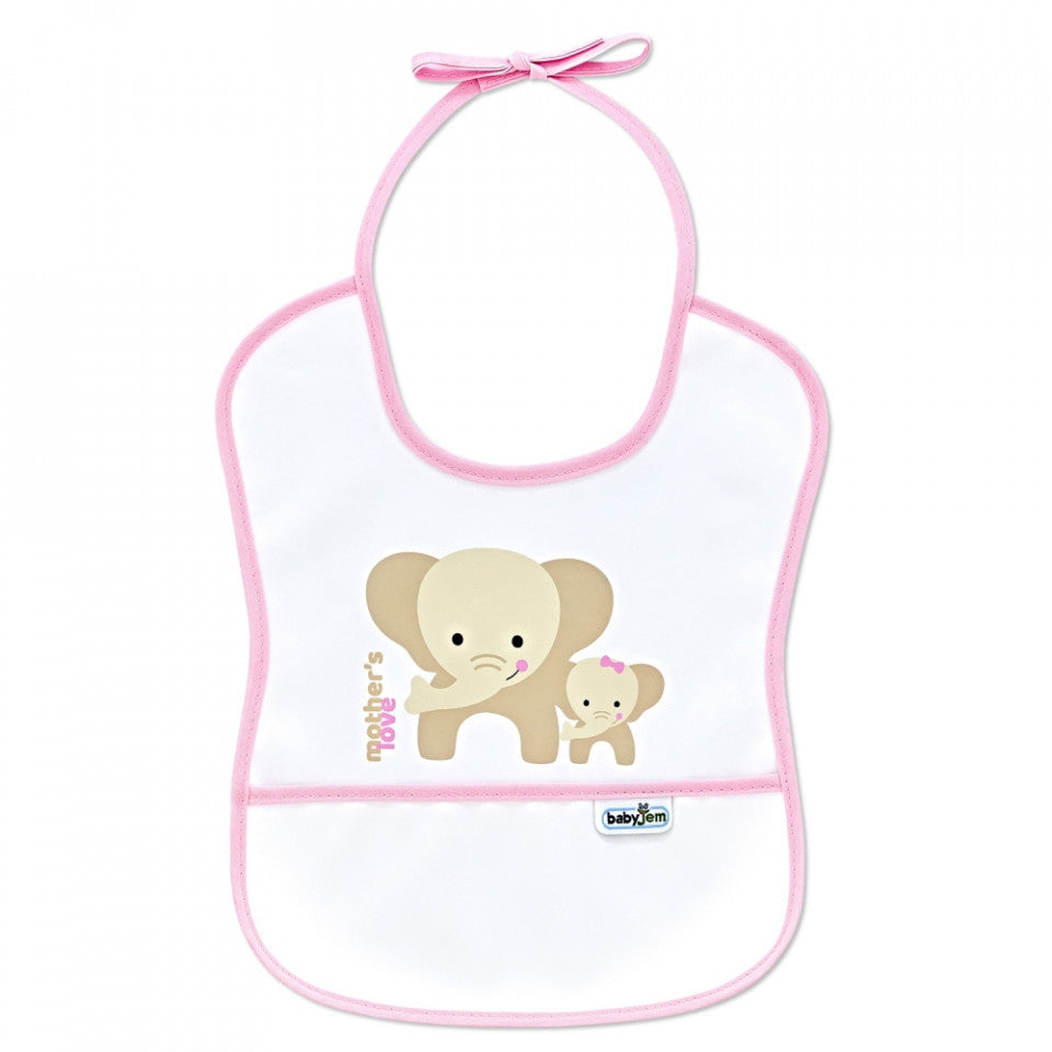 Baveta impermebila pentru copii BabyJem Small (Culoare: Bleu) [ps:6598bc0d-1384-4423-9bba-bf3cfb96c666]
