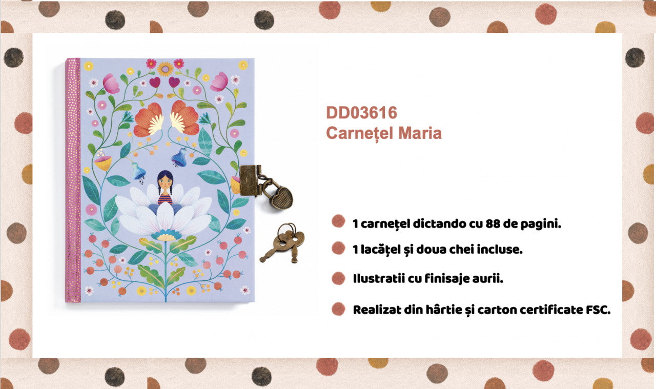 Jurnal secret Maria, Djeco - Imagine 2 [ps:248ad880-2206-4792-a5ac-2f37927766f4]