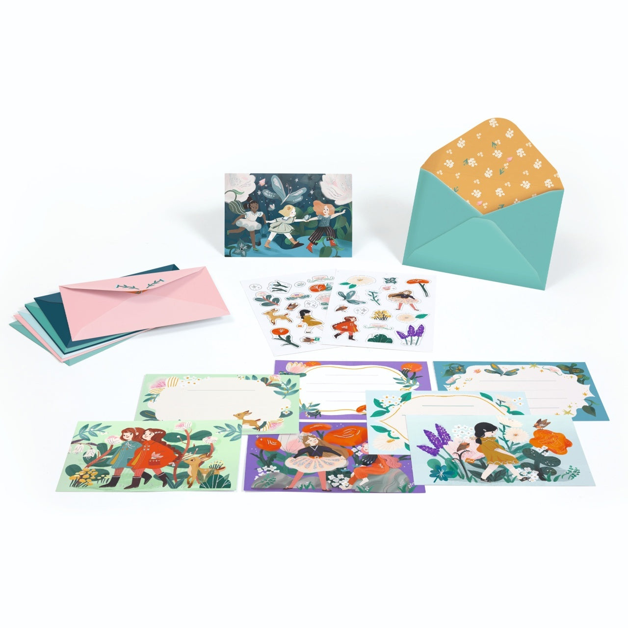 Set de invitatii Prietenii din gradina, Djeco - Imagine 3 [ps:38737787-530c-44c9-a7d7-9c4a9dc3d387]