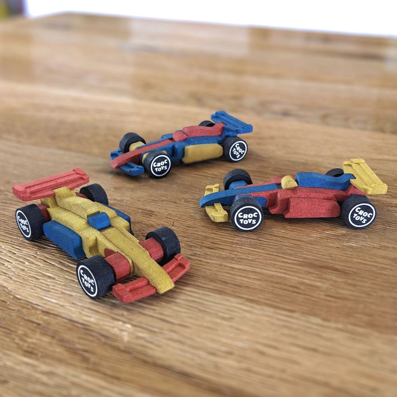 Set de constructie 3 masini de curse, Croc toys - Imagine 4 [ps:42f940d4-982c-4d96-a4f1-a3c0b7639e79]