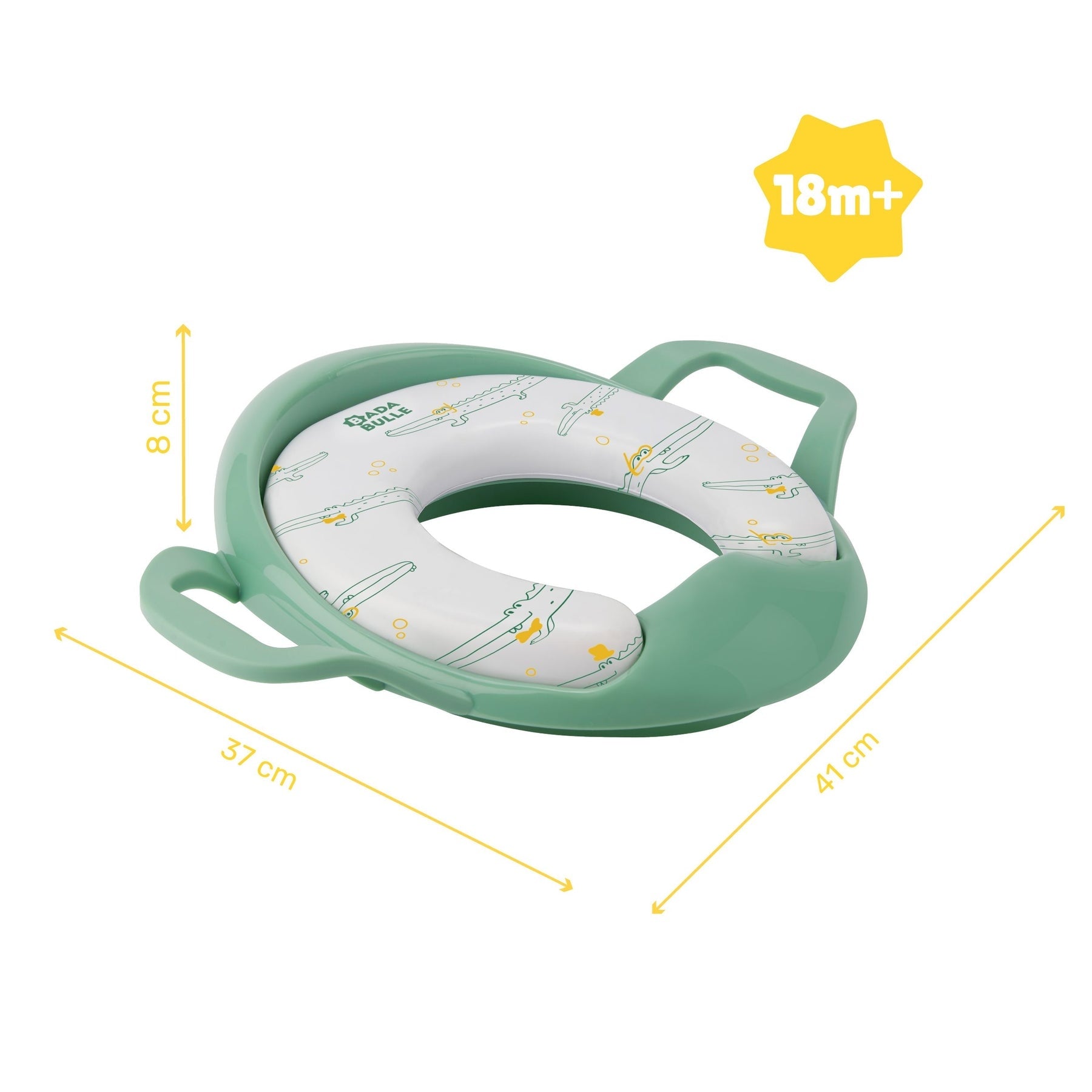 Reductor WC cu Manere Verde Badabulle - Confort și Siguranță - Verde (2) [ps:961b0156-40d0-47f0-bd6d-ab7b443d5c81]