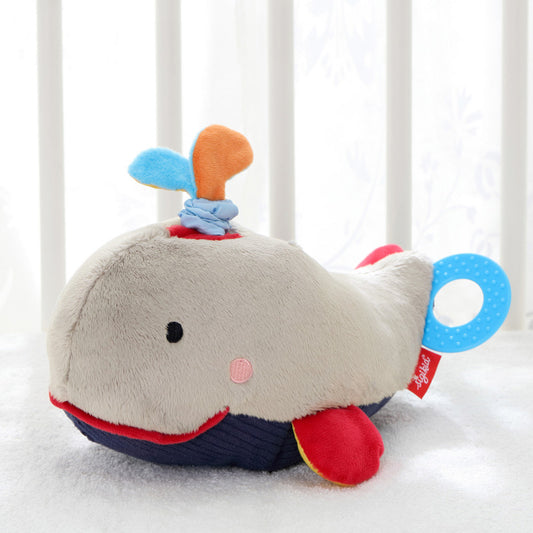 Jucarie senzoriala din plus cu activitati Balena, PlayQ Sigikid [ps:53506f4b-f14d-449c-8074-4ffca0fc65dc]