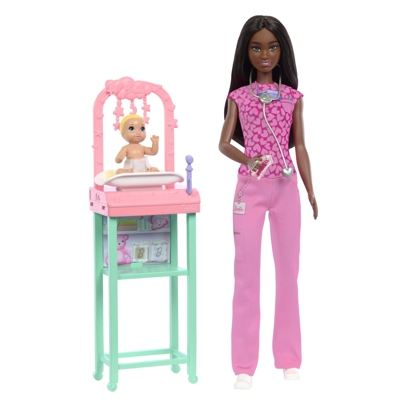 BARBIE SET DE JOACA PAPUSA BARBIE BRUNETA FACE CARIERA - Imagine 3 [ps:14101a7c-b812-469e-b339-cfc6f32da48e]