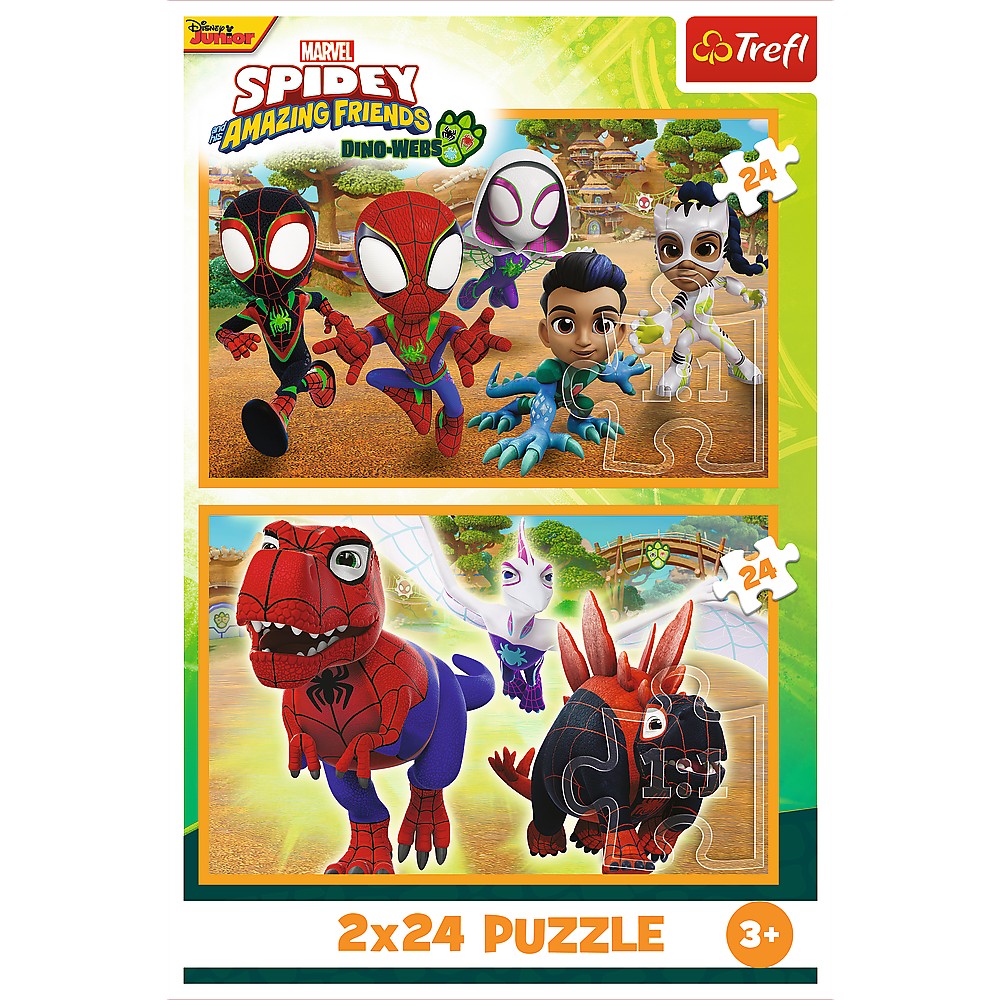 PUZZLE TREFL 2X24 SPIDEY AND HIS AMAZING FRIENDS - Default Title (2) [ps:949f9425-8a98-40a5-aaaa-d9054064172f]