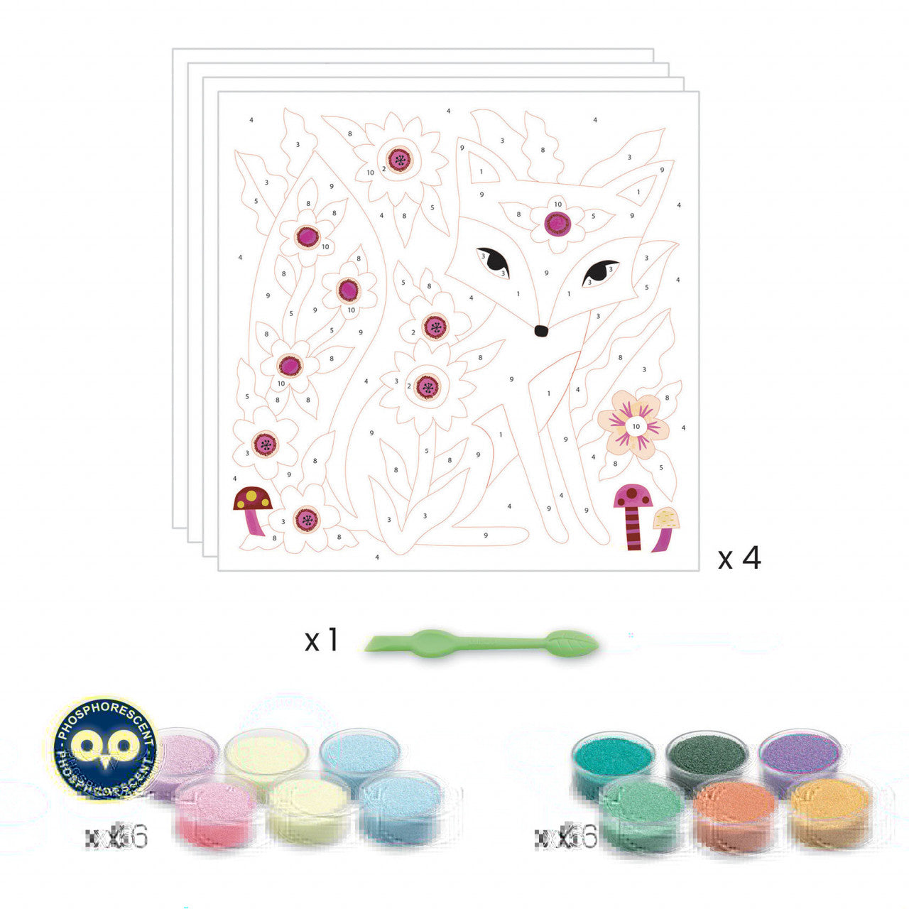 Atelier creativ cu nisip fluorescent Animale luminoase, - Imagine 4 [ps:dbea9416-ab3d-4f6e-85b7-a7bb062d8cb9]